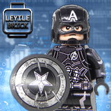 Captain America Black uniform  LYLMV334+570